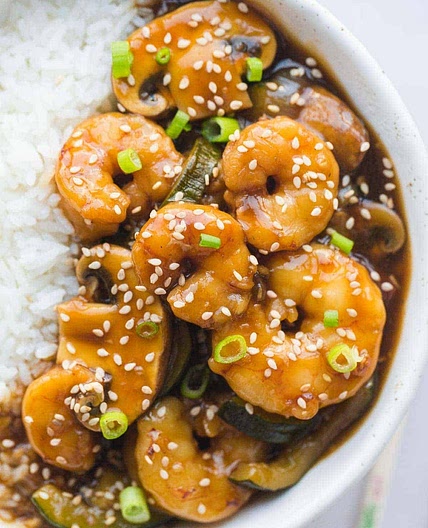 Instant Pot Hibachi Shrimp