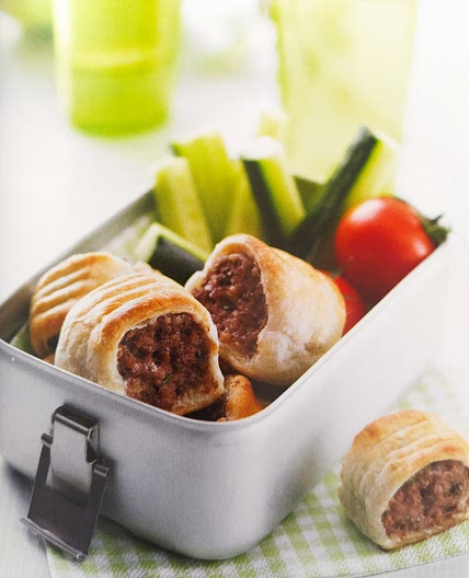 Healthier sausage rolls