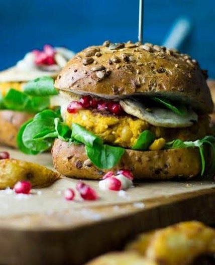 Pumpkin Burger Pattie