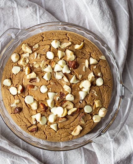 White Chocolate Chickpea Baked Oats