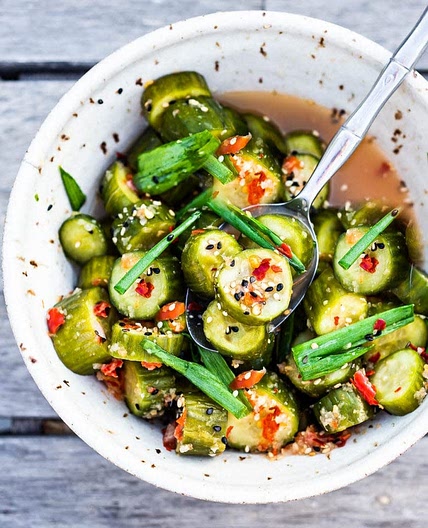 Cucumber kimchi pickles