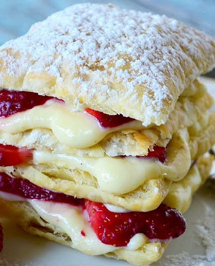 Strawberry Napoleons Recipe | Yummly