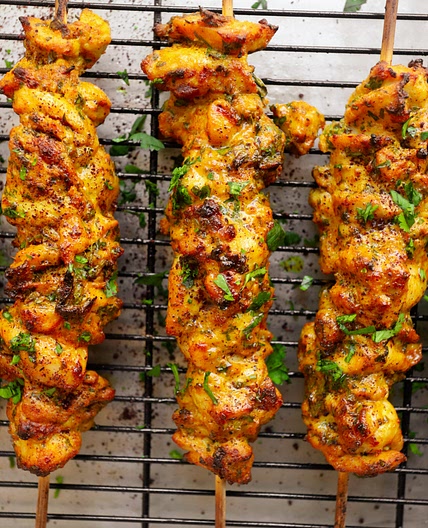 Chicken Skewers in the Oven