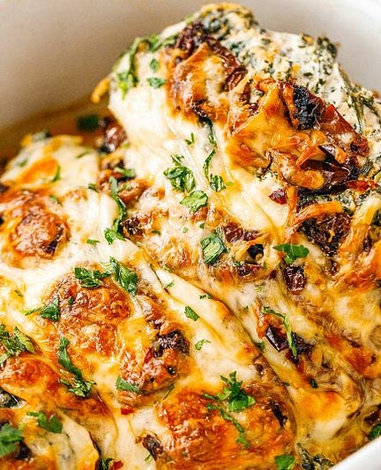 Baked Tuscan Chicken Casserole