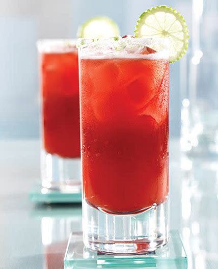 Cran-Raspberry Fizz