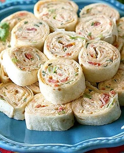 Chicken Enchilada Roll Ups