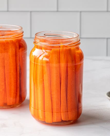 Healthy Probiotic Lacto-Fermented Carrot Recipe