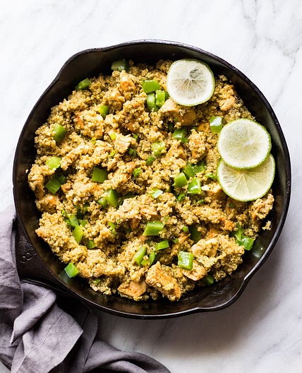 Low FODMAP Cilantro Lime Quinoa with Chicken
