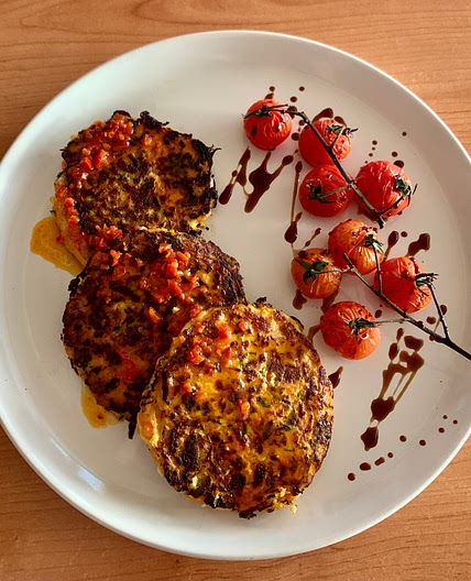 Halloumi & Vegetable Fritters
