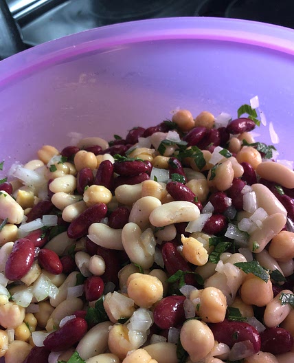Mediterranean Three Bean Salad