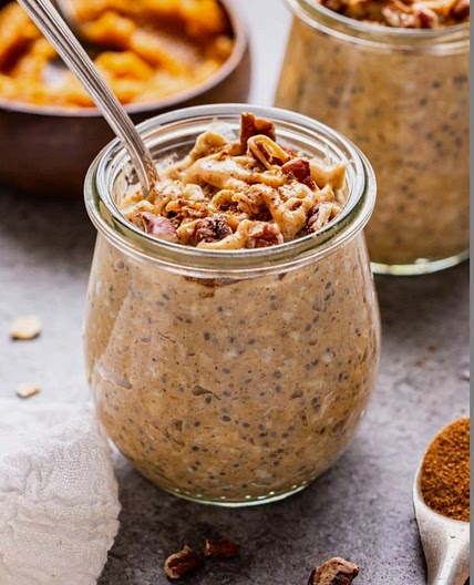 Pumpkin Pie Overnight Oats