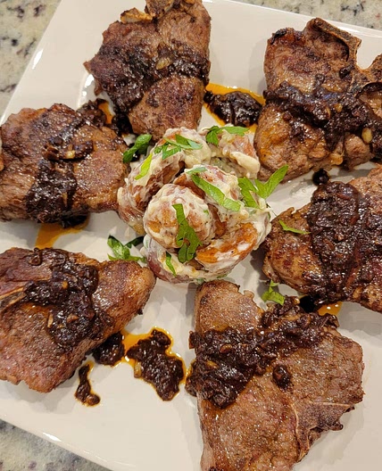 Spiced "Colorado Style " Lamb Chops
