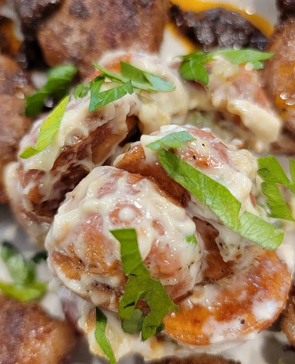 Garlicky Roasted Potato Salad 