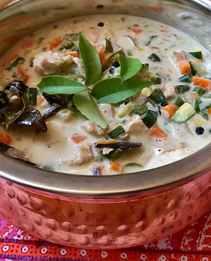 Syrian Christian Style Kerala Chicken and Vegetable Stew