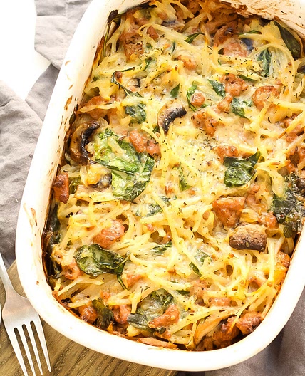 Creamy Sausage & Potato Whole30 Casserole (Paleo + GF)