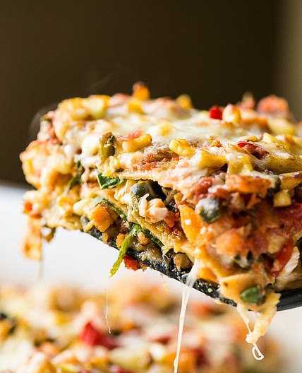 Roasted Vegetable Enchilada Casserole