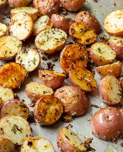 Crispy Herb Roasted Potatoes