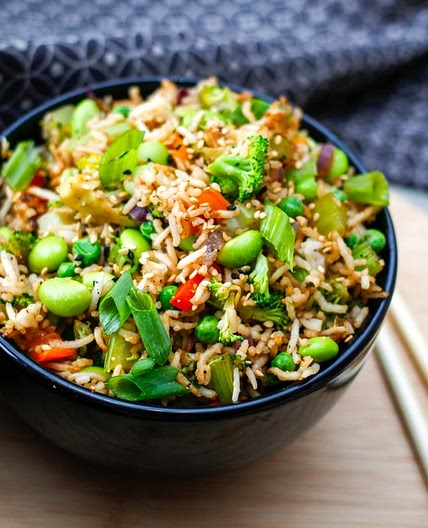 Oil-Free Vegan Fried Rice Recipe