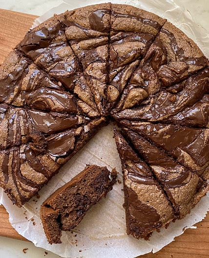 Flourless Mocha Chocolate Cake 