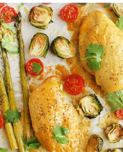 One Pan Honey Mustard Chicken