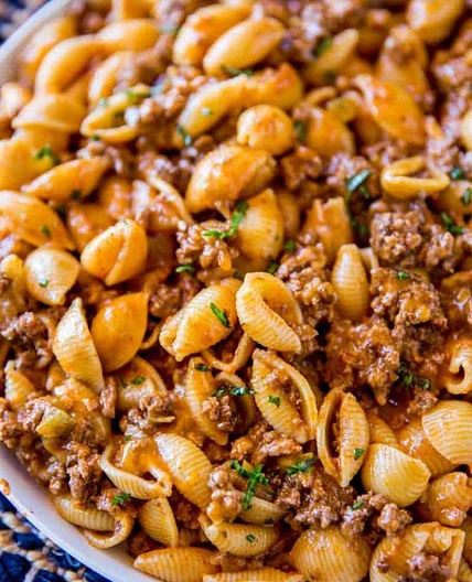 Cheesy Taco Pasta
