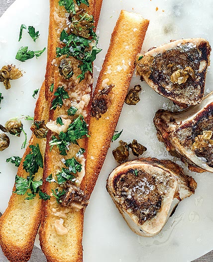Bone marrow on toast