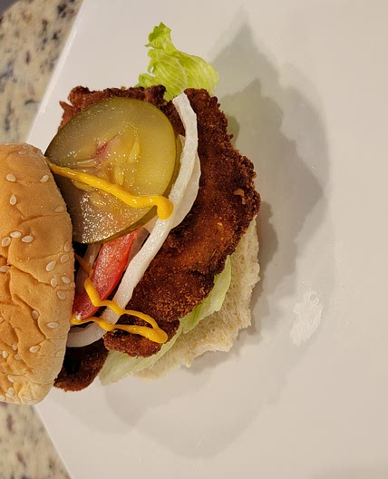 "Indiana" Style Pork Tenderloin Sammich