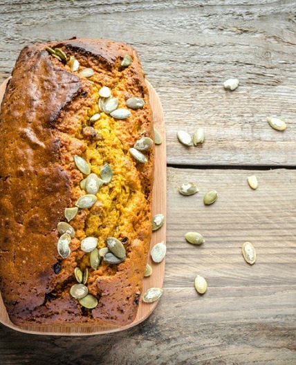 Healthy pumpkin bread