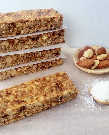 Chewy Coconut Oat Bars