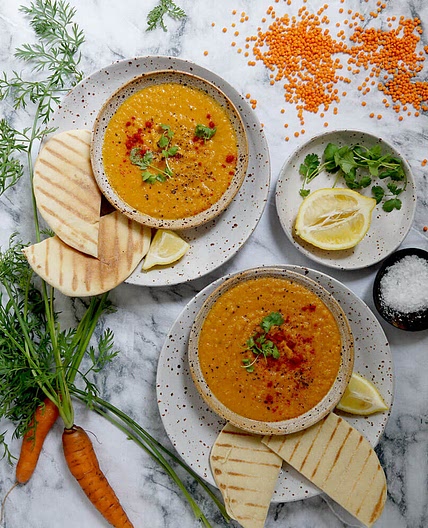 Spicy Red Lentil Soup — Wholy Goodness