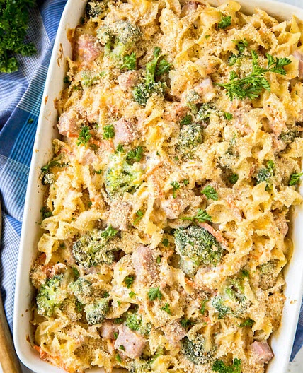Creamy Ham Casserole Recipe
