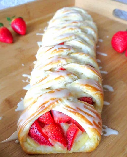 Strawberry Danish Braid