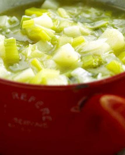 Soupe de poireaux aux pommes de terre