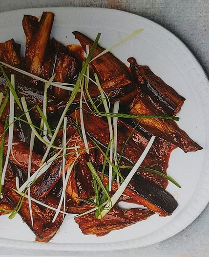 Sichuan aubergines