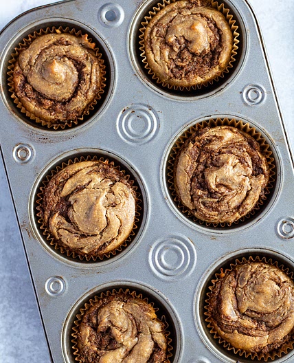 Cinnamon Roll Muffins | Vegan & Gluten Free