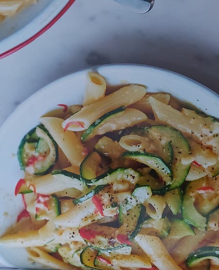 Courgette and Chilli Carbonara