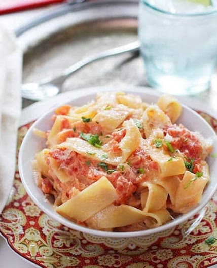 Pasta With Vodka Sauce For One
