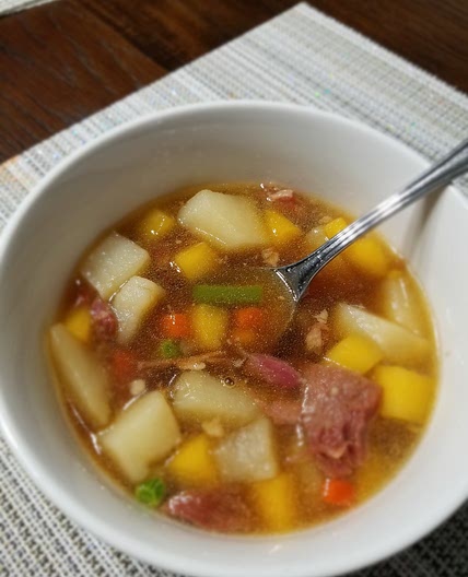 Grandma's vegetable ham soup