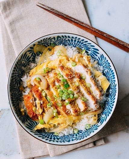 Katsudon Japanese Pork Cutlet and Egg Rice Bowl