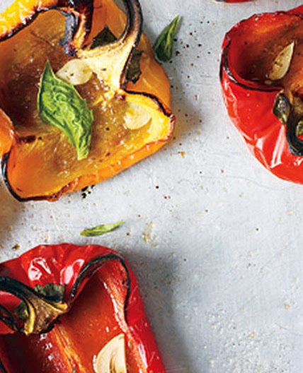 Roasted Peppers with Garlic and Herbs