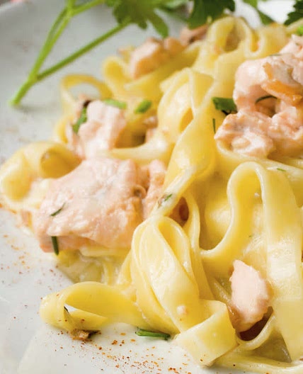 Tagliatelles au Saumon fumé
