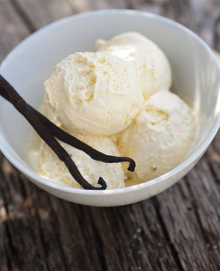 Glace à la vanille (sans sorbetière)