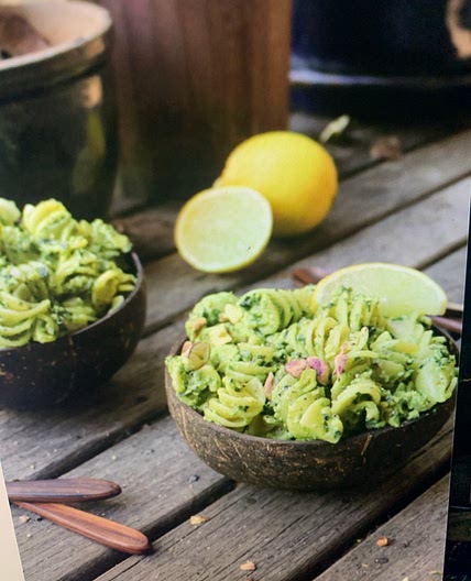 Avocado Pesto Pasta 