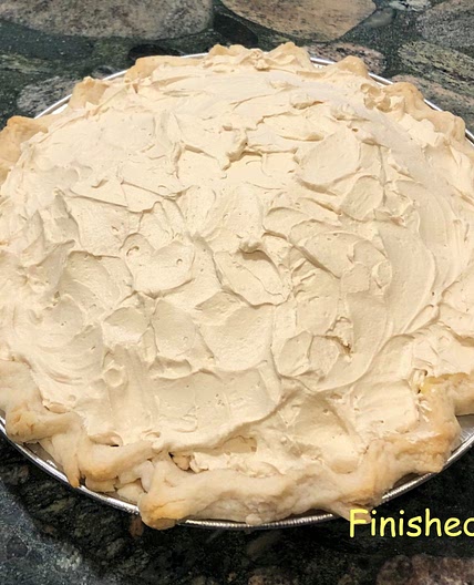 Bananas Foster Cream Pie