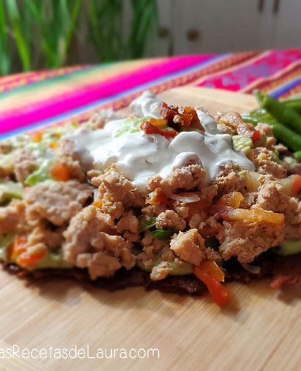 TOSTADAS KETO DE CARNE MOLIDA