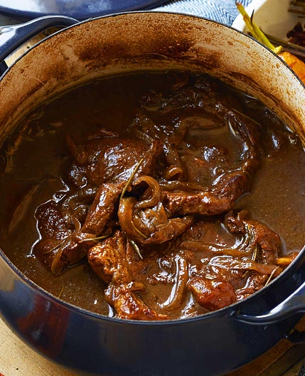 Braised beef
