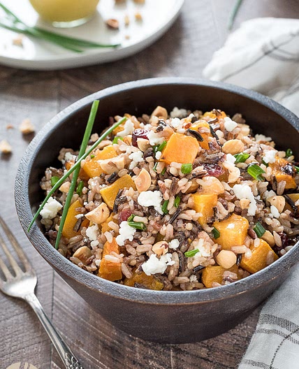 Harvest Wild Rice Salad with Maple Vinaigrette