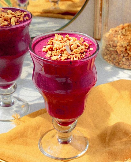 Beet-Tahini Smoothie — Lahb Co. Eats