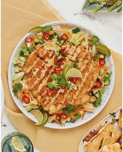 Oriental Chicken Katsu Salad