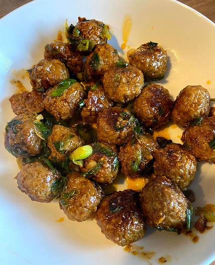Garlic Pepper Meatballs